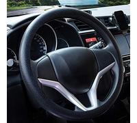 COPRIVOLANTE UNIVERSALE SILICONE ALTA QUALITA INSERTI AUTO CAMPER STERZO NERO