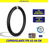 Coprivolante Universale Similpelle nero 42 44 cm Camion Kit Per sterzo truck set