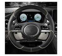 Coprivolante Volante Coprivolante Per Auto In Pelle PU Per Hyundai Per Tucson 2021 2022 Accessori Auto Coprivolante Auto(O shape Beige)