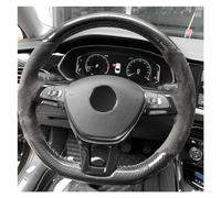 Coprivolante Volante Coprivolante Per Auto Pelle Scamosciata Nera Morbida Cucita A Mano Fibra Carbonio Nera Per VW Per Golf 7 Per Mk7 Per Passat Per B8 Coprivolante Auto Copri (Colore : 3)