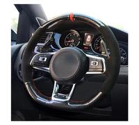 Coprivolante Volante Coprivolante Per Auto Pelle Scamosciata Nera Morbida Cucita A Mano Fibra Carbonio Nera Per VW Per Golf 7 Per Mk7 Per Passat Per B8 Coprivolante Auto Copri (Colore : 2)