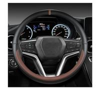 Coprivolante Volante Per Isuzu Per D-MAX 2013-2018 Per Mu-X 2013-2018 Per D-Max Per MU-X III 2020-2023 Copertura Volante Dell'auto Accessori Auto Pelle PU Coprivolante Auto Copri (Colore : COFFEE)