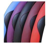 Coprivolanti 1 Pezzo Di Accessorio Per Coprivolante Per Auto, Coprivolante In Pelle PU Traspirante E Antiscivolo, Adatto Per Sedili Da 37-38 Cm(Purple)