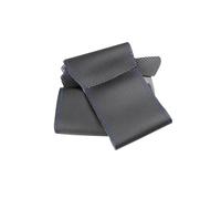 Coprivolanti Aut Per Fiat Per Bravo Per Doblo Per Grande Per Punto Per Linea Per Qubo 2005-2018 Coprivolante Traspirante Antiscivolo Cucito A Mano(Black-blue line)