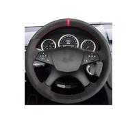 Coprivolanti Aut Per W204 Per Classe C 2007 2008 2009 2010 Per C300 Per C230 Per C280 Per C180 Per C260 Per C200 Coprivolante Protettivo Cucito A Mano(Black Thread)