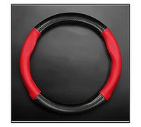 Coprivolanti Auto Coprivolante per Auto in Pelle Mucca in Fibra Carbonio da 38 Cm per Mercedes per Benz ClassA W176 W169 B W245 C W205 W204 W203 C300 Volante Auto (Colore : 4)