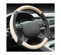 Coprivolanti Auto Per coprivolante per auto universale per tutte le stagioni adatto per 37-38 cm(Black beige)