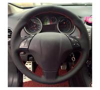 Coprivolanti Auto Per Fiat Per Bravo 2007-2011 Coprivolante Auto Pelle Nera Antiscivolo Accessori Auto Accessori Interni Auto Coprivolante(Black Thread)