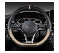 Coprivolanti Auto Per Nissan Per XTrail Per Qashqai Per Marzo Per Serena Per Micra Per Kicks 2017 2018 2019 Copertura Del Volante Dell'automobile Auto(WINE RED)
