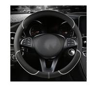 Coprivolanti Auto Per Scenic Per Clio Per Laguna 2 3 4 5 Per Kangoo Per Fluence Per Megane Per Trafic Per Talisman Per Twingo Per Kaptur Coprivolante Pelle PU Per Auto(bianca,O shape)