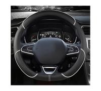 Coprivolanti Auto Per Scenic Per Clio Per Laguna 2 3 4 5 Per Kangoo Per Fluence Per Megane Per Trafic Per Talisman Per Twingo Per Kaptur Coprivolante Pelle PU Per Auto(bianca,D shape)