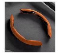 Coprivolanti Copertura antiscivolo per volante auto per Toyota GR GAZOO RACING per Toyota Yaris Hilux per Corolla per Prius Coprivolante auto(2Piece-brown)