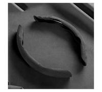 Coprivolanti Copertura antiscivolo per volante in pelle scamosciata per Toyota GR GAZOO RACING per Toyota per Yaris Hilux per Corolla per Prius Coprivolante auto(2Piece-grey)