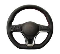 Coprivolanti Coprivolante auto fai da te in similpelle per Nissan X-Trail Qashqai March Serena Micra Kicks 2017-2019 Per Altima Teana 2019 Coprivolante auto(Yellow Thread)
