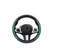 Coprivolanti Coprivolante colorato, antiscivolo e resistente al sudore, in similpelle, universale 14,5-15", adatto alla maggior parte delle auto(Black and Wine red)