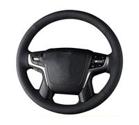 Coprivolanti Coprivolante fai da te in similpelle nera per Toyota Land Cruiser 2016, 2017, 2018 e 2019, per Land Cruiser Prado 2018 Coprivolante auto(Red Blue Thread)