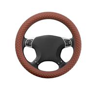 Coprivolanti Coprivolante in silicone adatto per accessori auto di diametro 38 cm, decorazione protettiva per volante interna universale Coprivolante auto(Brown)