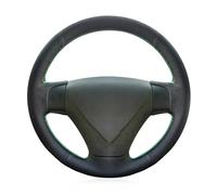 Coprivolanti Coprivolante in similpelle nera per auto per Kia Rio Rio5 per Hyundai Getz (Facelift) 2005-2011 per Accent 2006-2011 Coprivolante auto(Light blue Thread)