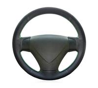 Coprivolanti Coprivolante in similpelle nera per auto per Kia Rio Rio5 per Hyundai Getz (Facelift) 2005-2011 per Accent 2006-2011 Coprivolante auto(Blue Thread)