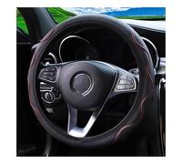 Coprivolanti Coprivolante per auto 1 pezzo senza anello interno con motivo ondulato in rilievo, universale per tutte le stagioni, circolare, tipo D.(Red)