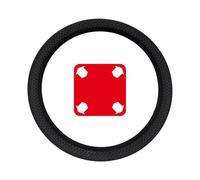 Coprivolanti Coprivolante Per Auto 1 Pezzo Senza Anello Interno, Estivo, In Seta Di Ghiaccio, Traspirante, Antiscivolo, Elastico, Universale(11grid-Coffee 1Piece)