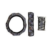 Coprivolanti Coprivolante Per Auto Con Strass E Diamanti Bling Bling, 37/38 Cm, Accessori Per Interni Auto, Custodia Da Donna, Stile Auto Quattro Stagioni(Pink)