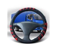 Coprivolanti Coprivolante per auto e camion, diametro 40/42/45/47/50 cm, in similpelle antiscivolo, in gomma, accessori per interni auto, stile auto(42CM Black)