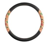 Coprivolanti Coprivolante Per Auto In Pelle Con Stampa Floreale, 1 Pezzo, Antiscivolo E Resistente, Anti-sbiadimento(Maple Leaves)