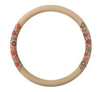 Coprivolanti Coprivolante Per Auto In Pelle Con Stampa Floreale, 1 Pezzo, Antiscivolo E Resistente, Anti-sbiadimento(Galsang Flower)