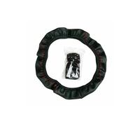 Coprivolanti Coprivolante Per Auto In Pelle Elastica Antiscivolo Traspirante Universale Elegante, 1 Pezzo, Protezione Per Gli Accessori Interni Dell'auto(Black with black)