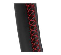 Coprivolanti Coprivolante per auto in pelle microfibra cucita a mano per Fiat per Ducato 2006-2019 per Ram per ProMaster 2017-2020 Accessori auto Coprivolante(Rosso)