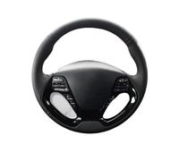 Coprivolanti Coprivolante per auto in similpelle traspirante per Kia K3 2013 K2 per Rio 2015-2016 Ceed 2012-2017 Coprivolante auto(Beige Thread)