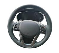 Coprivolanti Coprivolante per auto in similpelle traspirante per Kia K5 Optima 2008 2009 2010 2011 2012 2013. Coprivolante intrecciato.(Beige Thread)