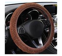 Coprivolanti Coprivolante universale da 37-39 cm, copri cambio antiscivolo resistente all'usura, copri freno a mano, ricambi auto Coprivolante auto(Coffee)