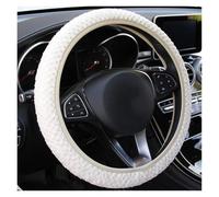 Coprivolanti Coprivolante universale da 37-39 cm, copri cambio antiscivolo resistente all'usura, copri freno a mano, ricambi auto Coprivolante auto(Off-white)