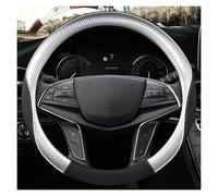 Coprivolanti per auto Coprivolante Auto In Fibra Di Carbonio Antiscivolo Per Cadillac CT4 CT5 XT4 CT6 XT6 ATS SRX XTS CTS EXT XT5 38cm Accessori Copristerzo(Grigio)