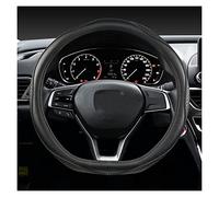 Coprivolanti per auto Coprivolante Auto In Vera Pelle 37-38CM Per Accord Per City Per Civic Per Fit Per Brio Per CRV Per HRV Per XRV Per Mobilio Copristerzo(BLACK D SHAPE)