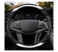 Coprivolanti per auto Coprivolante Per Auto In Pelle Microfibra Antiscivolo Per Cadillac CT4 CT5 XT4 CT6 XT6 ATS SRX XTS CTS EXT XT5 38cm Accessori Copristerzo(BIANCO)