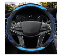Coprivolanti per auto Coprivolante Per Auto In Pelle Microfibra Antiscivolo Per Cadillac CT4 CT5 XT4 CT6 XT6 ATS SRX XTS CTS EXT XT5 38cm Accessori Copristerzo(Blu)