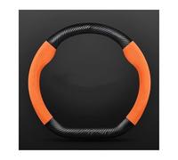 Coprivolanti per auto Fibra Di Carbonio Auto Per Subaru Per Brz Per Wrx Xv Per Ascent Per Forester Per Outback Per Impreza Coprivolante Auto(D Orange)