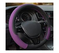 Coprivolanti per auto Fit 37~38cm Volante Car-styling Sport Car Steering Wheel Covers 9 Colors Auto Accessoires Anti-Slip PU Leather Coprivolante Auto(11 Star Yellow)