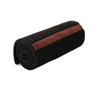 Coprivolanti per auto Treccia Sul Volante Dell'auto Coperchio Del Volante Nero Scamosciato Rosso Mark Diametro 15inch / 38cm Auto Accessori Auto Coprivolante Auto(5)