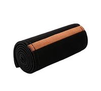 Coprivolanti per auto Treccia Sul Volante Dell'auto Coperchio Del Volante Nero Scamosciato Rosso Mark Diametro 15inch / 38cm Auto Accessori Auto Coprivolante Auto(Blanc)