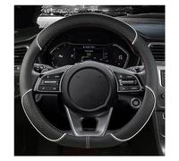 Coprivolanti Per Kia Per Ceed Per XCeed Per Ceed Per SW Accessori Auto Coprivolante Per Auto In Pelle Microfibra 37CM Copristerzo Auto(D shape White)
