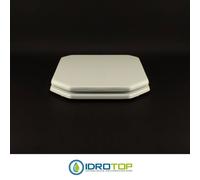 Copriwater 1930 OTTAGONALE Bianco Cerniera Cromo-Duravit