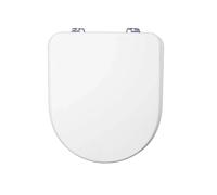 Copriwater a D Esedra in mdf poliesterato bianco Bianco