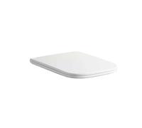 Copriwater a D Tulipano in termoindurente bianco Bianco lucido