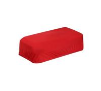 Copriwater antiscivolo Set 6 pezzi, copertura antipolvere morbida for serbatoio WC, coperchio lavabile elasticizzato, universale resistente all'usura(Red)