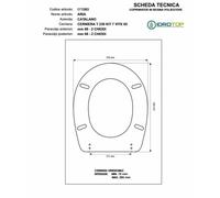 Copriwater Catalano ARIA/ARIA ACQUA MANHATTAN Cromo-Sedile-Asse Wc