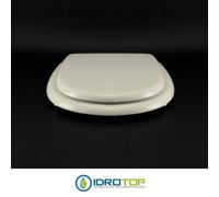Copriwater Cesame ARETUSA BIANCO Cerniera Cromo-Sedile-Asse Wc